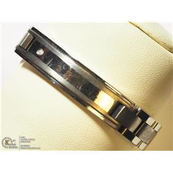 STAINLESS STEEL DIAMOND MEDICAL LINK MENS