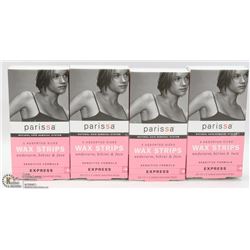 4 BOXES OF PARISSA WAX STRIPS