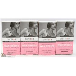 4 BOXES OF PARISSA WAX STRIPS
