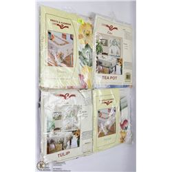 4 TABLE CLOTH SETS