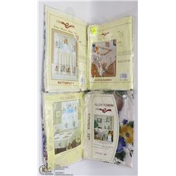 4 TABLE CLOTH SETS