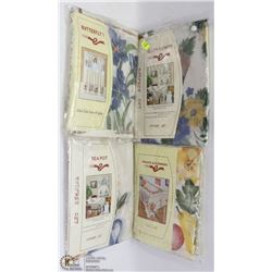 4 TABLE CLOTH SETS