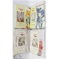 4 TABLE CLOTH SETS
