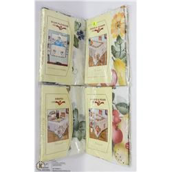 4 TABLE CLOTH SETS