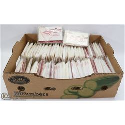 FLAT OF TOILET SEAT COVERS