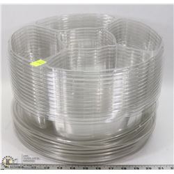 DISPOSABLE SERVING CONTAINERS WITH LIDS