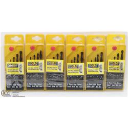 6 DRILL BIT SETS