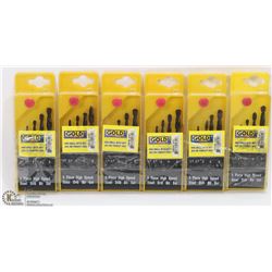 6 DRILL BIT SETS
