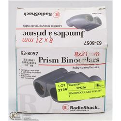 NEW PRISM BINOCULARS W/RUBY COATED
