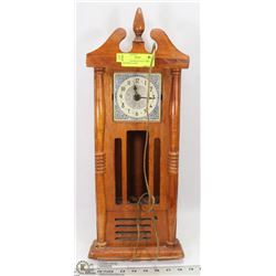 VINTAGE SPARTACUS ELECTRIC MOTORED CLOCK.