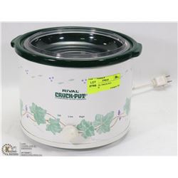 6-CUP RIVAL CROCK POT- APPLIANCE