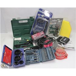 ESTATE BOX OF ASSORTED TOOLS INCLUDING
