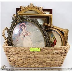 TOTE OF 6 PICTURES INCL SOME VINTAGE AND PICTURE