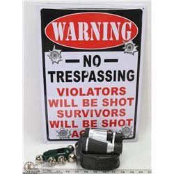 BUSHNELL BINOCULARS 4X30 IN CASE WITH METAL