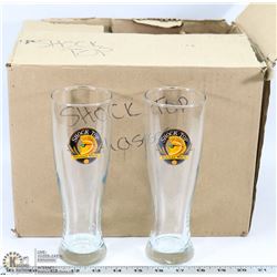 CASE OF 12 NEW SHOCK TOP GLASSES