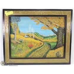 SAUNDERS ORIGINAL ARTWORK WITH FRAME