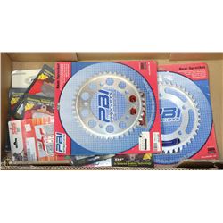 LOT OF NEW MOTORCYCLE PARTS INCL. CBR650 AND MORE