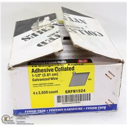 CASE OF COLLATED FINISH NAILS 15 GAUGE