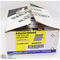 CASE OF COLLATED FINISH NAILS 15 GAUGE