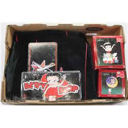 BOX W/BETTY-BOOP COLLECTIBLES INCL.