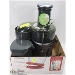 COMPLETE BREVILLE JUICER W/JUICE STORAGE