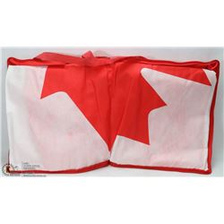 LARGE CANADIAN FLAG IN RED CARRY CASE -