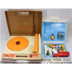 LOT OF 2 VINTAGE FISHER PRICE MICRO EXPLORER