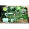 Image 1 : FLAT OF VINTAGE BOTTLES INCLUDING PEPSI, SPRITE,