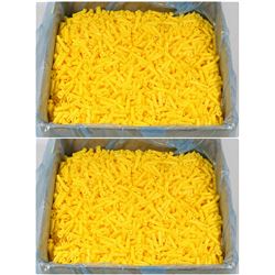 2 CASES OF YELLOW PLASTIC PLUGS