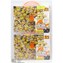 PAIR OF NEW MINION STICKER BOOKS W/ 170 PLUS