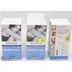 4 BOXES OF PARISSA WARM WAX