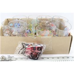 FLAT OF COLLECTOR CUPS INCL DISNEY.