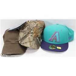 LOT OF 3 HATS
