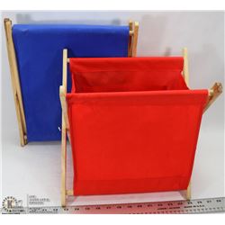 LOT OF 2 CANVAS ORGANIZERS