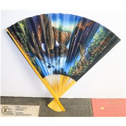 PAINTED LARGE FAN