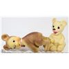 Image 1 : ANTIQUE RUBBER SQUEAKY TOY BEARS