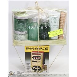 NEW "HEALING SPA" BATH SET (CUCUMBER)& A CASINO