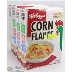 LOT OF 4 BOXES OF KELLOGGS CORN FLAKES 680 GRAMS