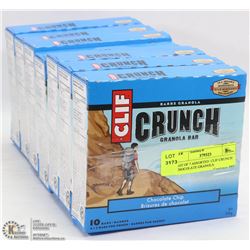 LOT OF 7 ASSORTED  CLIF CRUNCH CHOCOLATE GRANOLA