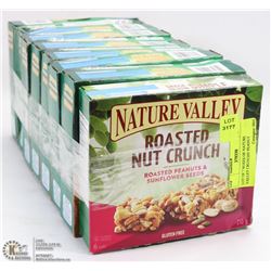 LOT OF 7 BOXES OF NATURE VALLEY CRUNCHY PEANUT