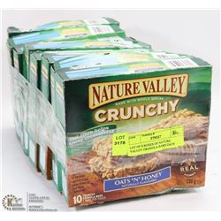 LOT OF 8 BOXES OF NATURE VALLEY GRANOLA BARS OATS