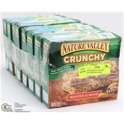 LOT OF 8 BOXES OF NATURE VALLEY GRANOLA BARS