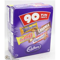 2 BOXES OF 90 CADBURY'S  FUN TREATS MINI