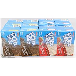 8 BOXES OF KELLOGS POP TARTS