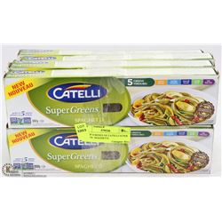LOT OF 8 BOXES OF CATELLI SUPER GREENS  SPAGHETTI