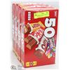 Image 1 : 4 BOXES OF 50PACKS OF MINI SNACK SIZE CHOCOLATE