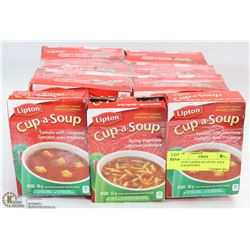 LOT OF 6 BOXES OF LIPTON  SOUP PACKAGES INCL