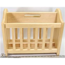WOOD MAGAZINE RACK