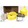 Image 1 : LOT OF 3 STRAPS INCL 50' AND COOLANT FLUSH KIT