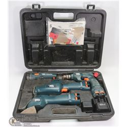 BLACK & DECKER 7.2V TOOL SET IN CASE